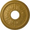Ekena Millwork Tirana Ceiling Medallion (Fits Canopies up to 4 3/4"), 13 7/8"OD x 3 3/4"ID x 1 1/4"P, Pharaohs Gold CM13TIPGS - alternate 1